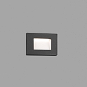 wall recessed luminaire SPARK square, impact resistant, indirect IP65