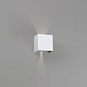 Faro Luminaire mural d’extérieur OLAN à 2 flammes LED IP65, blanc mat 