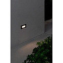 Luminaire mural d’extérieur DART RCT LED IP65, noir mat 