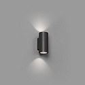 Faro Luminaire mural d'extérieur THON à 2 flammes LED IP55, gris foncé 