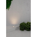Faro Projecteur encastr� GEISER 130 WALLWASHER rond, rigide, asym�trique IP67, acier inoxydable, satin� 