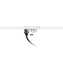 Faro wall recessed luminaire NASE SQ down, square, switchable IP44, white matt 