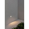 Faro wall recessed luminaire NASE SQ down, square, switchable IP44, white matt 