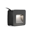 Luminaire d'encastrement mural  NASE SQ Bas, carr�, commutable IP44