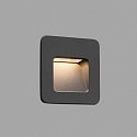 Luminaire d'encastrement mural  NASE SQ Bas, carr�, commutable IP44