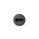 wall recessed luminaire MINI RACING down, round, switchable IP44, dark grey 