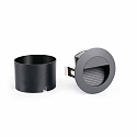 Faro Luminaire d'encastrement mural  MINI RACING Bas, rond, commutable IP44, gris fonc� 