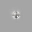 Faro Luminaire mural d'extérieur KEENAN LED IP67, nickel mat 