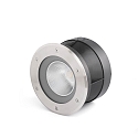 floor recessed luminaire SURIA round, rigid, passable IP67, stainless steel, satined 