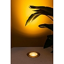 Faro Projecteur encastr� SALT rond, asym�trique, passable IP67, acier inoxydable, satin� 