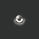 Faro Projecteur encastré KANE 1 1 voie, rond IP67, acier inoxydable, satiné 
