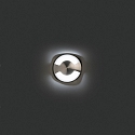 Faro Projecteur encastré KANE 2 2 voies, rond IP67, acier inoxydable, satiné 