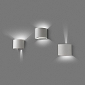 Faro Luminaire mural d’extérieur SUNSET à 2 flammes LED IP54, blanc mat 