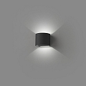 Luminaire mural d’extérieur SUNSET à 2 flammes LED IP54, gris foncé 