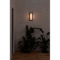 Faro Luminaire mural MOL E27 IP44, gris foncé 