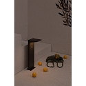 Faro Luminaire sur pied SOLEIL LED IP54, gris foncé 