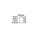 Faro Plafonnier ext�rieur TAMI pivotant, rotatif LED IP54, gris fonc� 