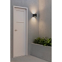 Faro Luminaire mural LACRE E27 IP54, gris foncé 