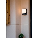 Faro Luminaire mural d'extérieur POL LED IP54, gris foncé 