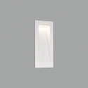Faro Luminaire d'encastrement mural  SOUN 105 Bas, angulaire, indirect IP65, blanc mat 