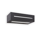 Luminaire mural WEST E27 IP54, gris foncé 