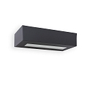 Luminaire mural WEST E27 IP54, gris foncé 