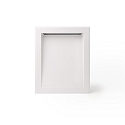 Luminaire d'encastrement mural  SOUN 193 Bas, angulaire, indirect IP65, blanc mat 