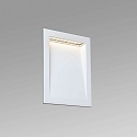 Faro Luminaire d'encastrement mural  SOUN 193 Bas, angulaire, indirect IP65, blanc mat 