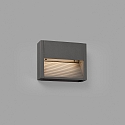 Luminaire mural d’extérieur GRADA LED IP54, gris foncé 