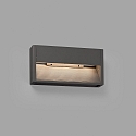Luminaire mural d’extérieur GRADA LED IP54, gris foncé 