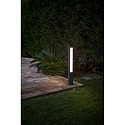 Faro Borne d'éclairage NANDA LED IP54, gris foncé 