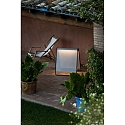 Lampadaire d’extérieur CADAQUÉS LED IP44, beige 