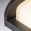 Faro Luminaire mural d'extérieur MASK LED IP65, gris foncé 