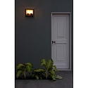 Faro Luminaire mural POMO à 2 flammes E27 IP65, gris foncé 
