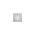 Projecteur encastré LED 18 SQ HIGH POWER rigide, carré IP67, acier inoxydable, satiné 
