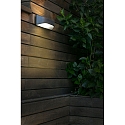 Faro Luminaire mural VIEW E27 IP54, gris foncé 