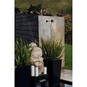 Faro Luminaire mural d’extérieur FLOW GU10 IP65, noir mat 