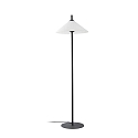 Lampadaire d'ext�rieur SAIGON OUT E27 IP44, gris fonc�, blanc mat 