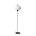 Lampadaire d'ext�rieur SAIGON OUT E27 IP44, gris fonc�, blanc mat 