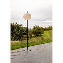 Faro outdoor floor lamp SAIGON OUT E27 IP44, dark grey, white matt 