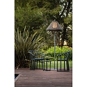 Faro Lampadaire d'ext�rieur SAIGON E27 IP44, gris fonc� 