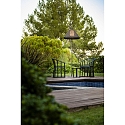 Faro Lampadaire d'ext�rieur SAIGON E27 IP44, gris fonc� 
