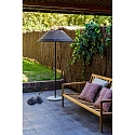 Faro Lampadaire d'ext�rieur SAIGON E27 IP44, gris fonc� 