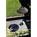 Faro Lampadaire d'ext�rieur SAIGON E27 IP44, gris fonc� 