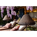 Faro Lampadaire d'ext�rieur SAIGON E27 IP44, gris fonc� 