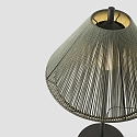 Faro Lampadaire d�ext�rieur SAIGON OUT E27 IP44, gris fonc�, olive verte 