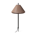 Lampe � piquet de terre SAIGON OUT E27 IP44, marron, gris fonc� 