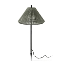 gorund spike luminaire SAIGON OUT E27 IP44, dark grey, olive green 