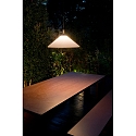 Faro Luminaire � suspension SAIGON OUT E27 IP44, gris fonc� 