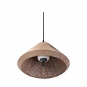Luminaire suspendu d'ext�rieur SAIGON OUT E27 IP44, marron, gris fonc� 